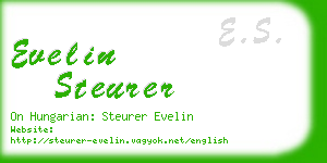 evelin steurer business card